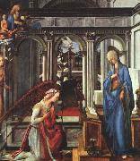 Fra Filippo Lippi The Annunciation   ttt oil painting on canvas